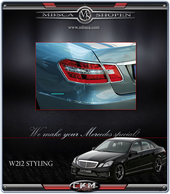 Chromerings for taillights. coupe 4 pcs set