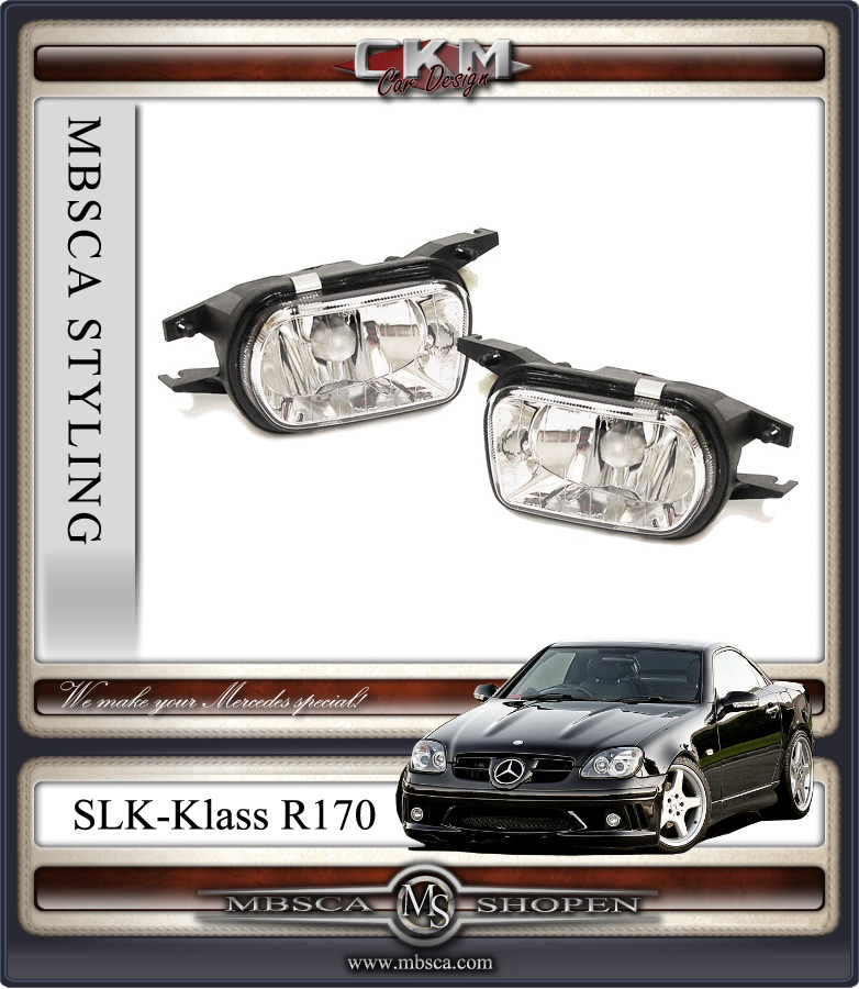 Clear fog lights 2 pcs