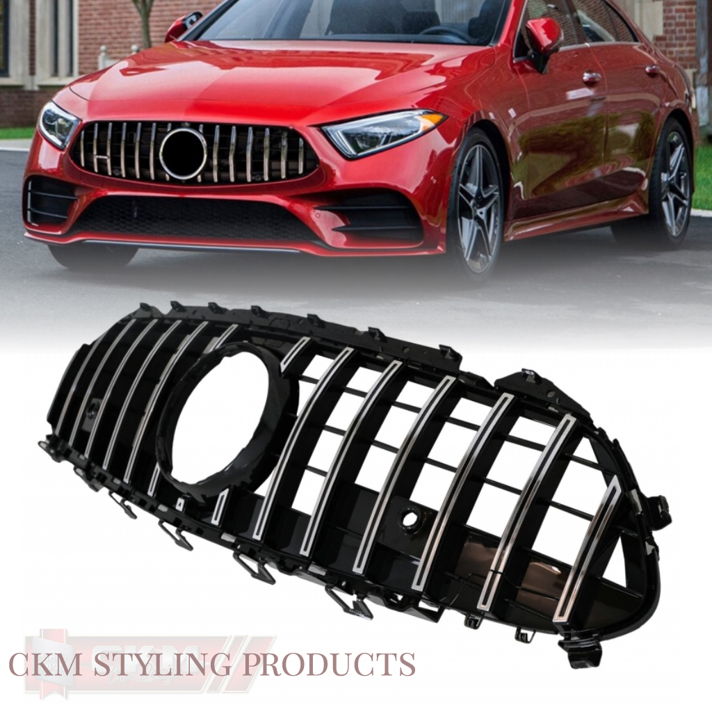 1. AMG GT-R PANAMERICAN look grill Chrome/Black