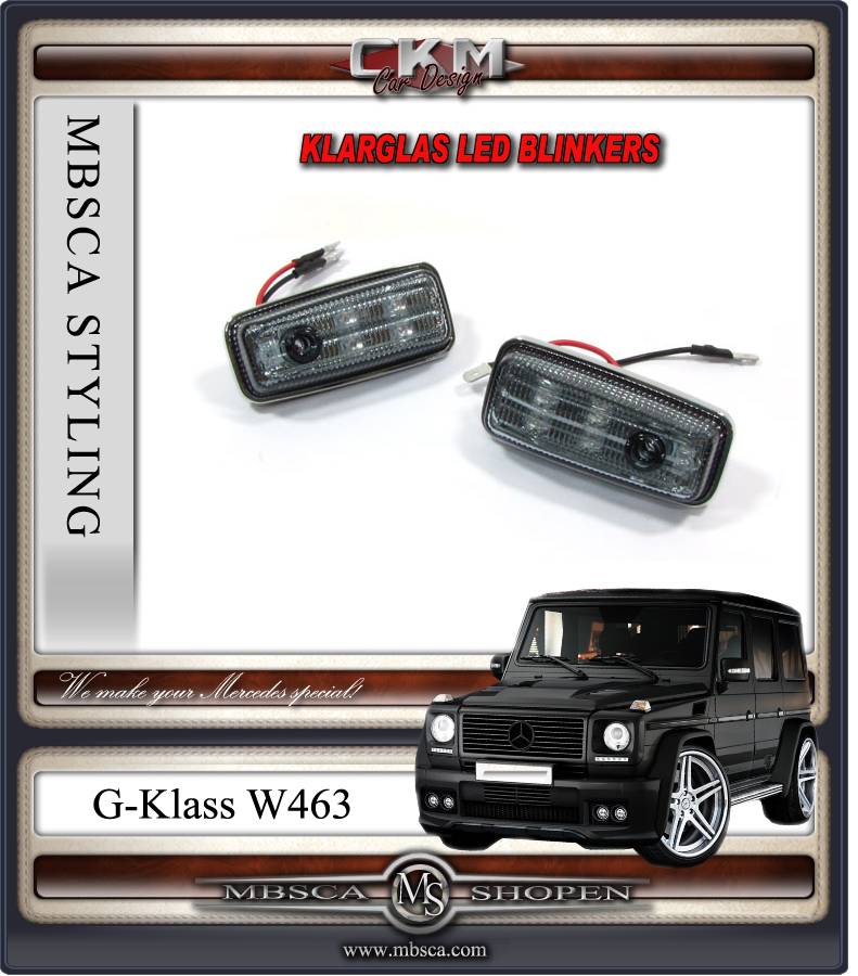 Clearglas LED sideblinkers 2pcs 