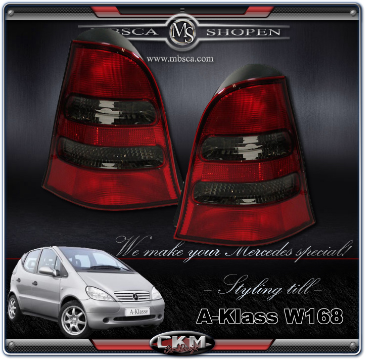 Baklysen Facelift avantgarde Red/Smoke 2 pcs