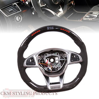 1. Steering sport FACELIFT 2016 style Leather/carbon  PLUG N PLAY