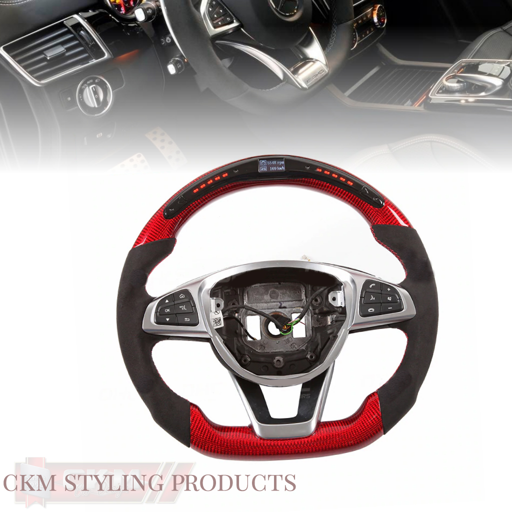 1. Steering sport FACELIFT 2016 style Leather/carbon  PLUG N PLAY - 2