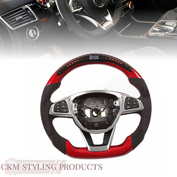 1. Steering sport FACELIFT 2016 style Leather/carbon  PLUG N PLAY