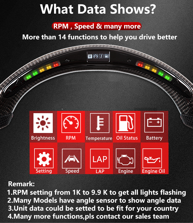 1. Steering sport FACELIFT 2014 style Leather/carbon  LED PLUG N PLAY - 2