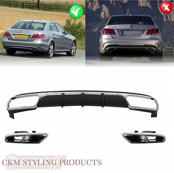 1. E63 look diffuser+pipes