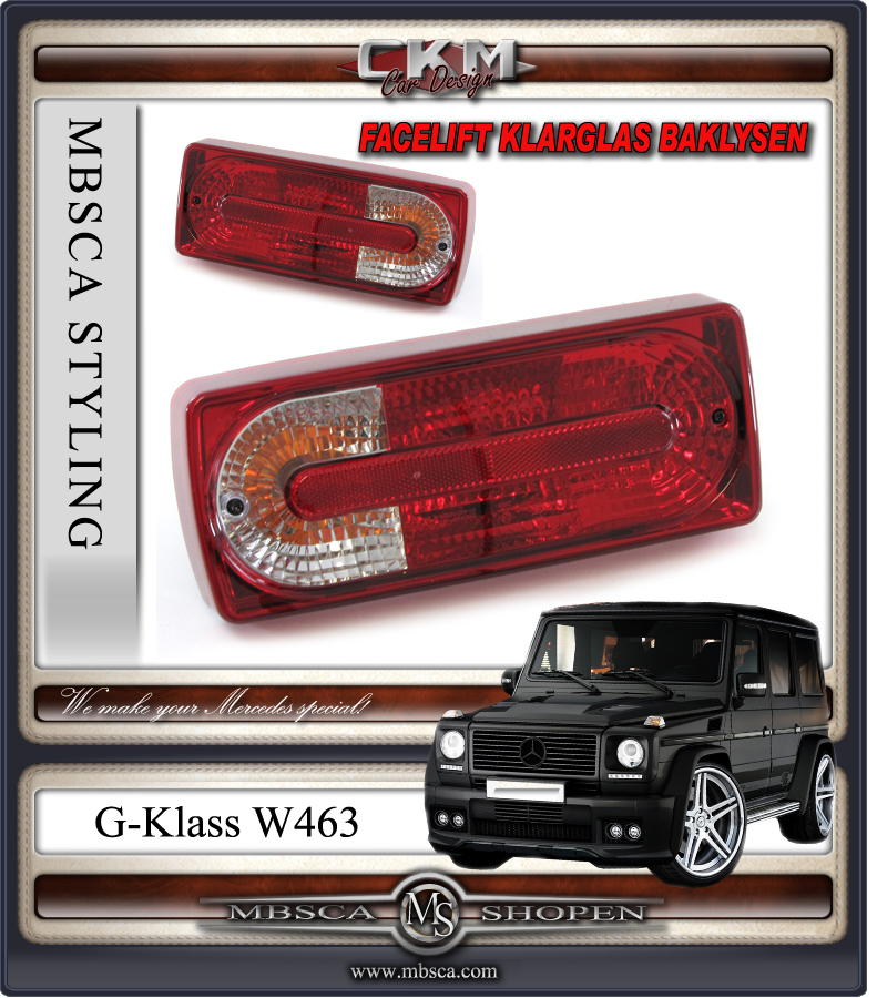 Clearglas taillights 2pcs 