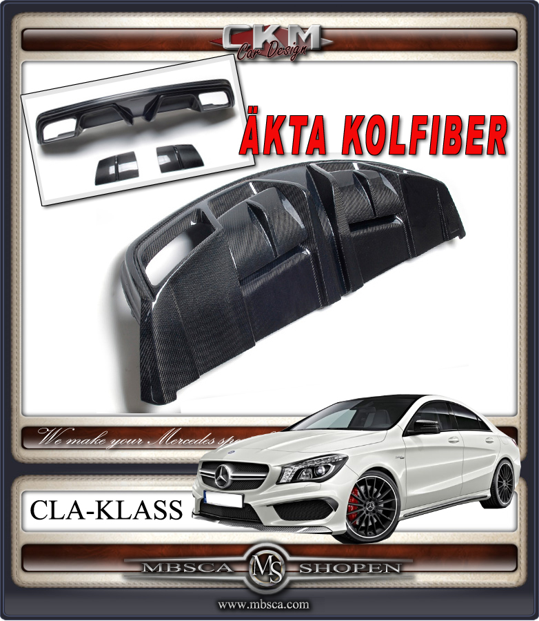 1. Diffuser i äkta kolfiber FÖR AMG bilar - 2