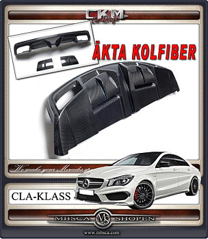1. Diffuser i äkta kolfiber FÖR AMG bilar