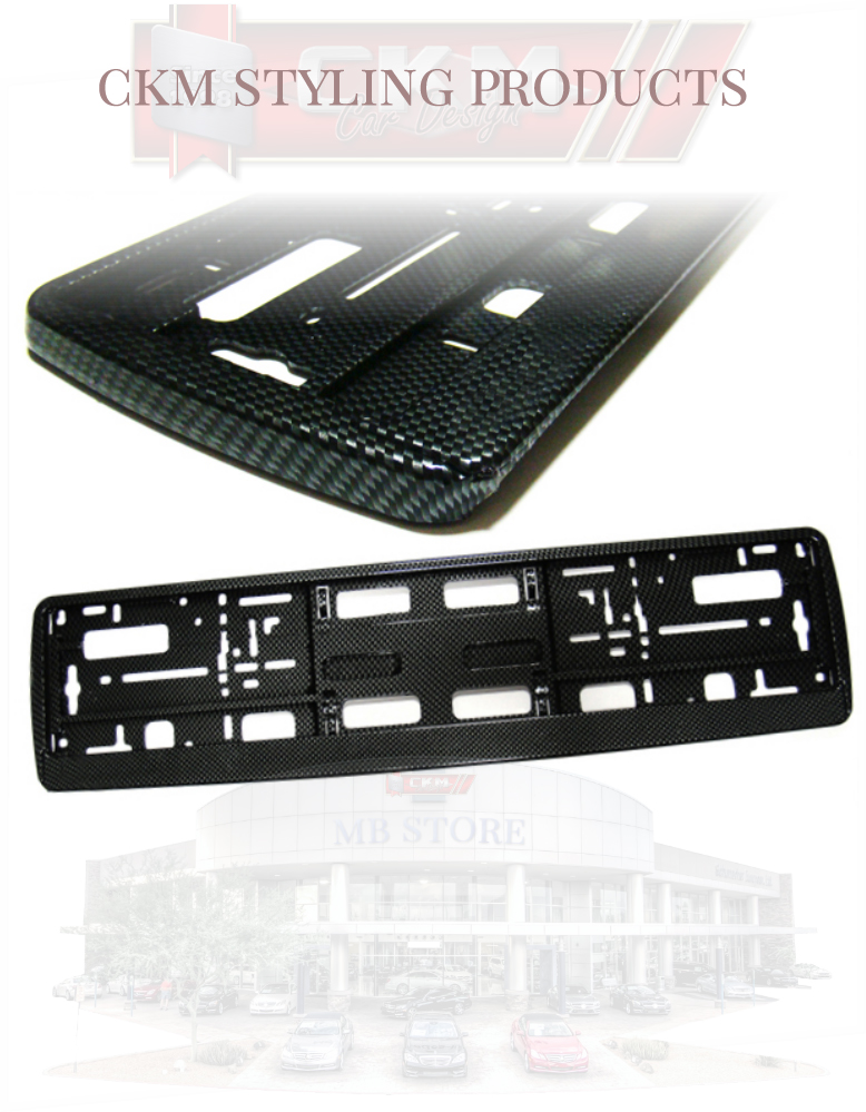 Licensplate carbon look. 1pcs