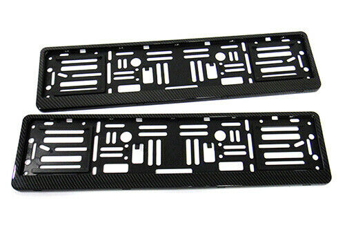 Licensplate carbon look. 1pcs - 3