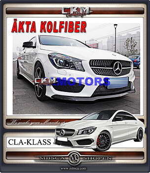 1. Läpp i äkta kolfiber FÖR AMG bilar