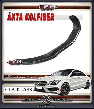 1. Läpp i äkta kolfiber FÖR AMG bilar