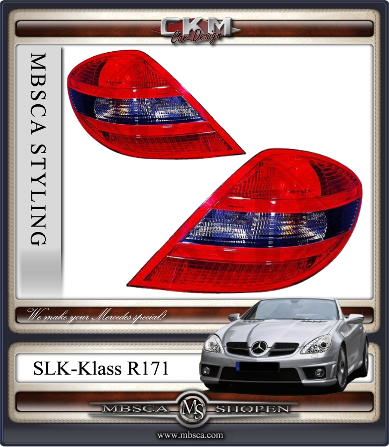 AMG Original taillights "look" Röd/Smoke