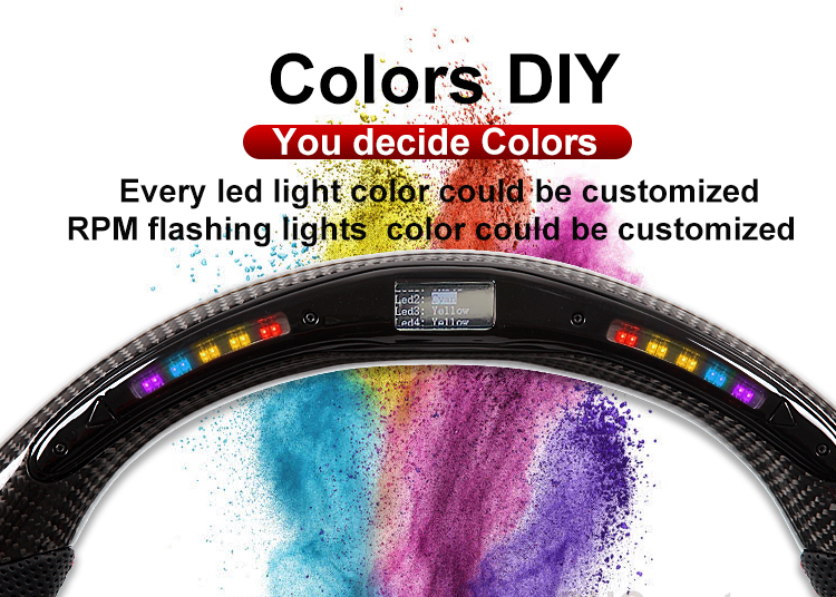 1. Steering sport FACELIFT 2018 style Leather/ Carbon/Piano LED Display PLUG N PLAY - 11