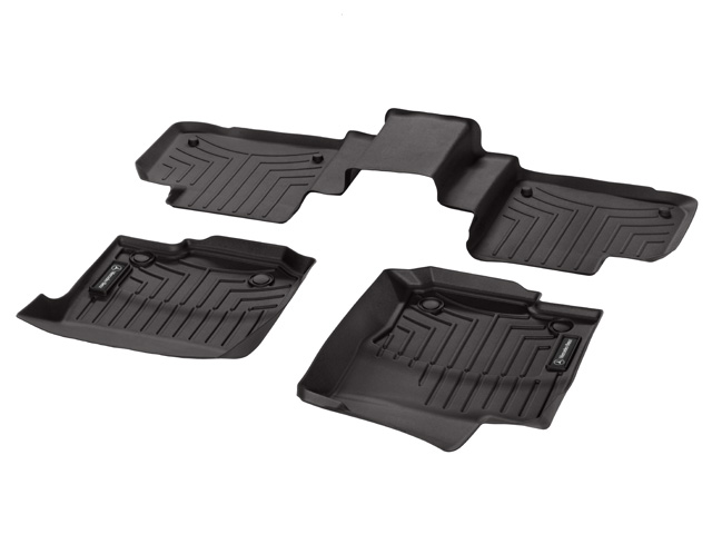 Floor matsrubber  OEM 3pcs Black Mocha brown