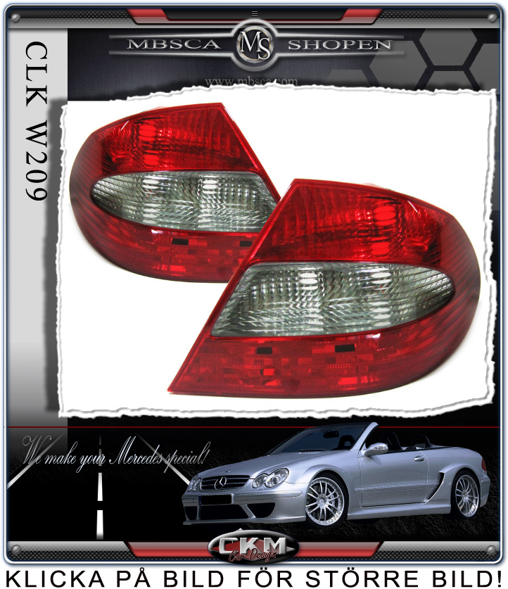 Clearglas facelift AMG taillights red/smoke - 2