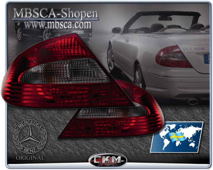Clearglas facelift AMG taillights red/smoke - 3