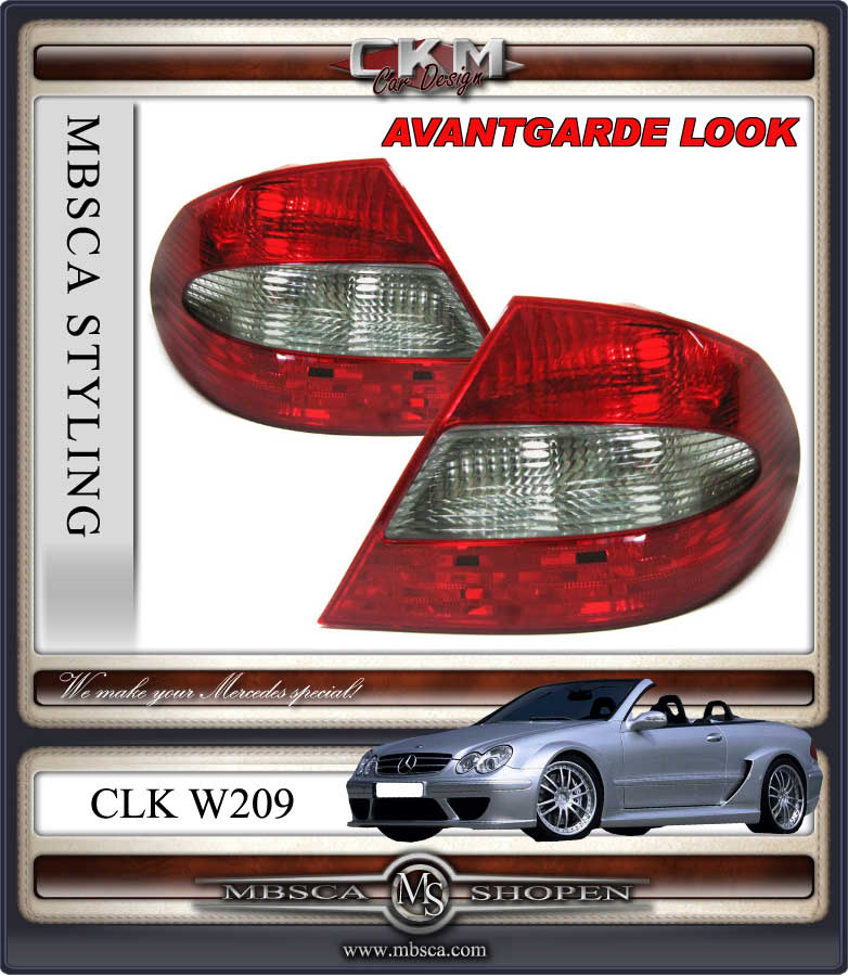 Clearglas facelift AMG taillights red/smoke