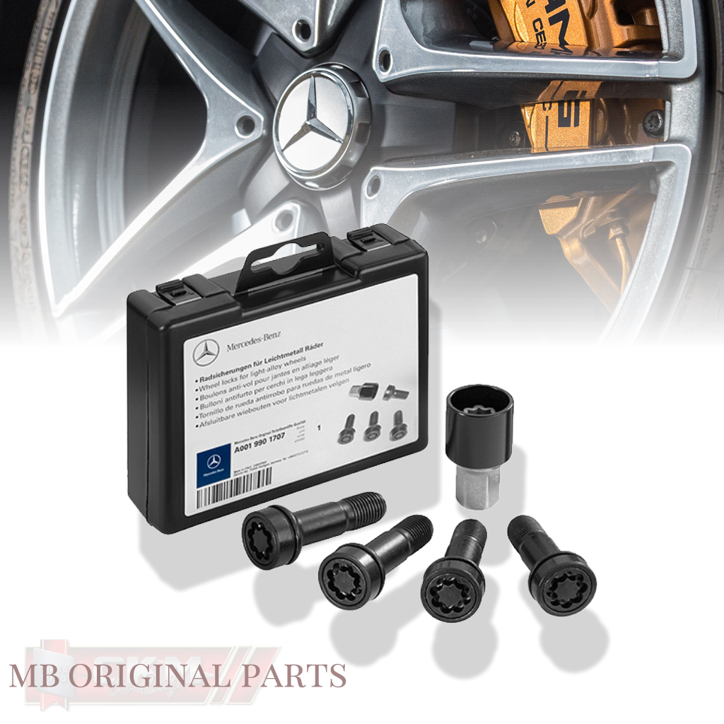 Locknuts MB Original 4st Black M14 x 1,5 x 45 