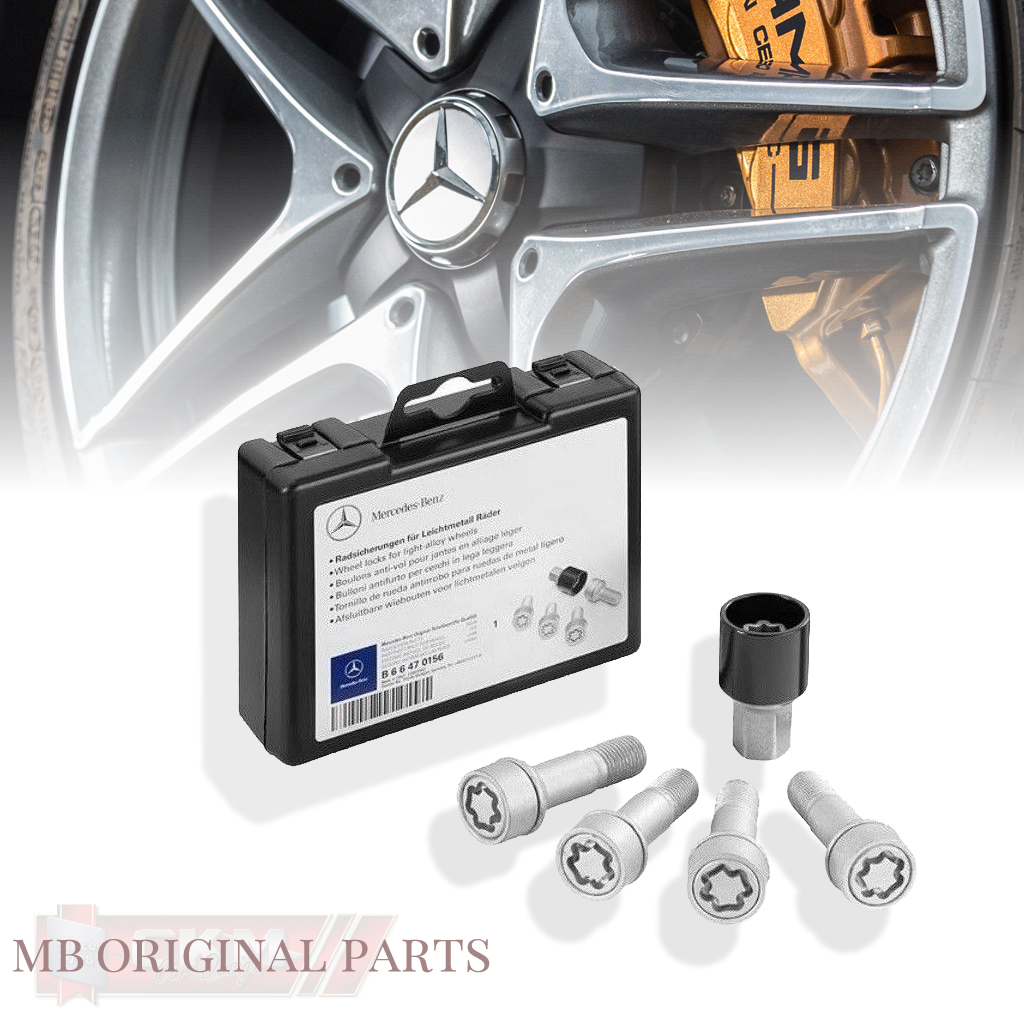 Locknuts MB Original 4st Silver M14 x 1,5 x 45 