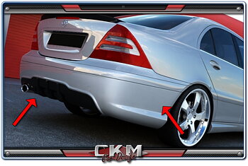 1. CKM Spoiler kit BAK "C63 AMG W204 LOOK" 1st