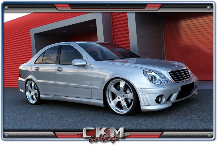 1. CKM Spoiler kit Sidokjolar "AMG LOOK" 2st - 2
