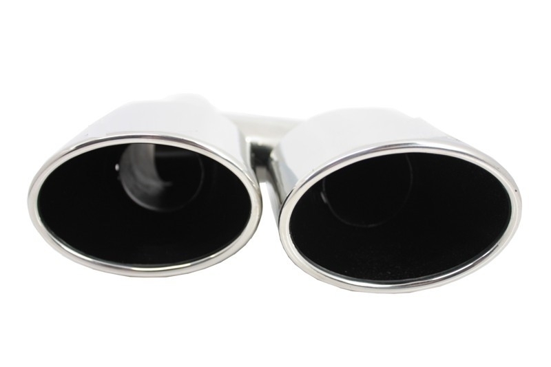 2. W204 Tailpipe in chrome 4 pipes V3 - 2