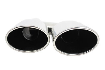 2. W204 Tailpipe in chrome 4 pipes V3
