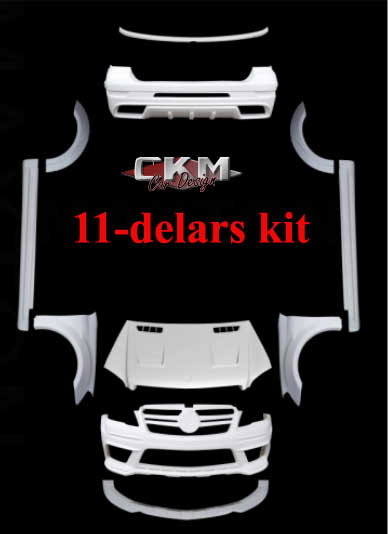 1. CKM Spoiler kit 11 delar 05-08 - 8