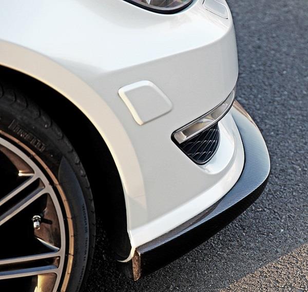 1. carbon ckm front lip cls63 1pcs - 5