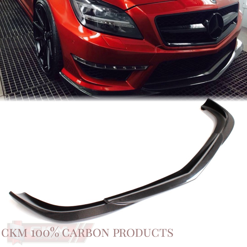 1. carbon ckm front lip cls63 1pcs - 3