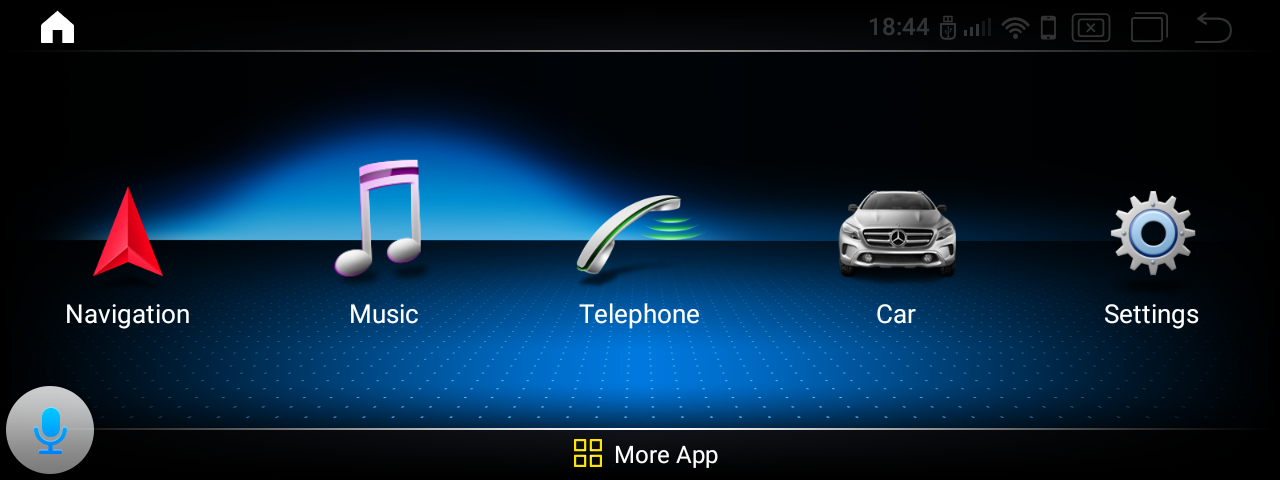 1. AMG GT Comand 10,25" Android Widescreen touchscreen - 7