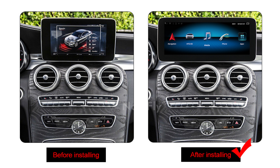 1. AMG GT Comand 10,25" Android Widescreen touchscreen - 2
