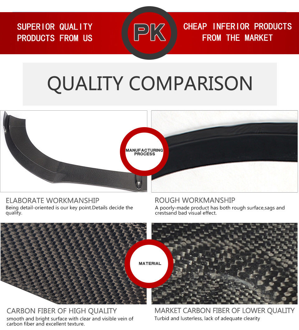 1. carbon ckm front lip 1pcs - 4