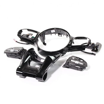 1. Steering Wheel trim  BLACK Without distronic