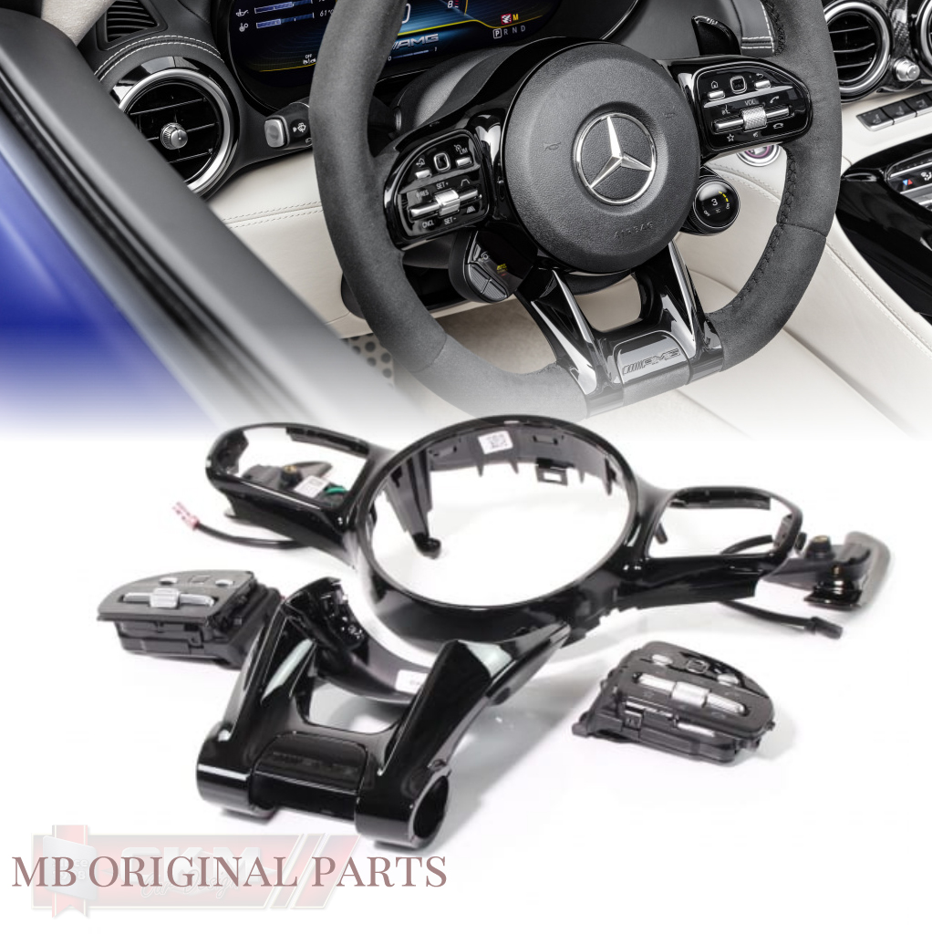 1. Steering Wheel trim  BLACK Without distronic