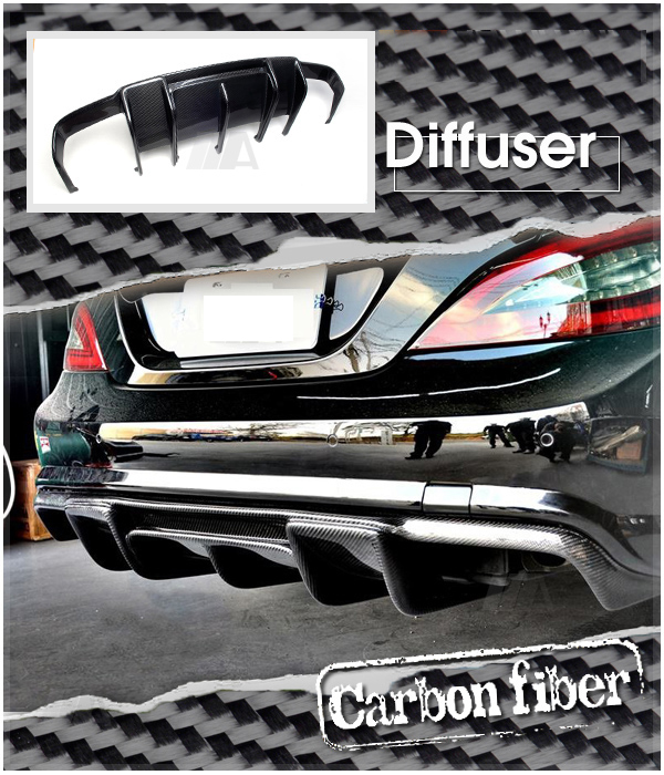 1. Carbon diffuser till AMG spoiler sport. - 3