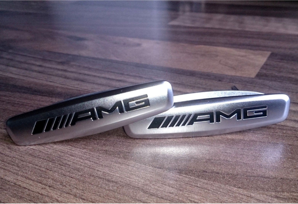 Emblem AMG seat+matt Emblem facelift 1st - 5
