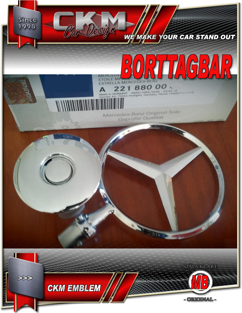 Hood starMB Original REMOVABLE older models