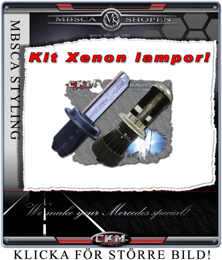 CKM Car Design - Xenon replacement bulb for our kits.