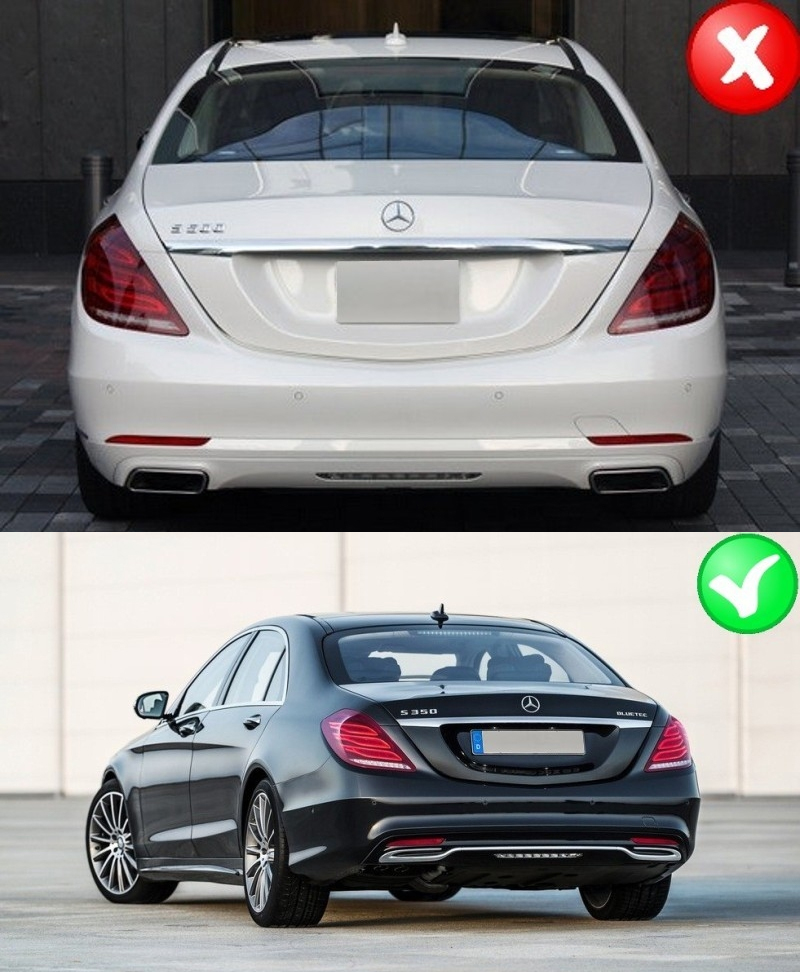 1. CKM S65 AMG look rear kit  - 6
