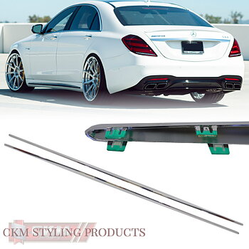 1. CKM S65 chrome trim for AMG look sideskirts 2pcs