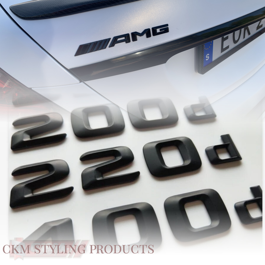 Emblem NEW look FLAT BLACK