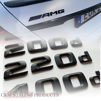 Emblem NEW look FLAT BLACK