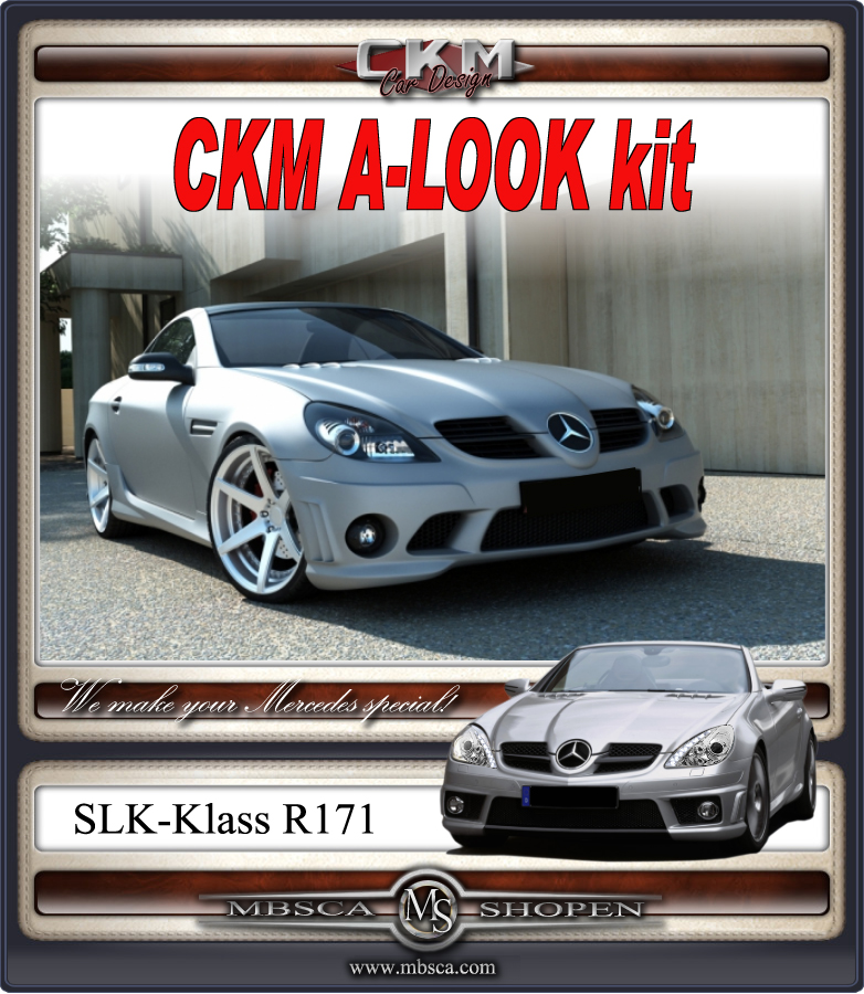 1. CKM "A-look" Spoiler kit 4 delar - 3