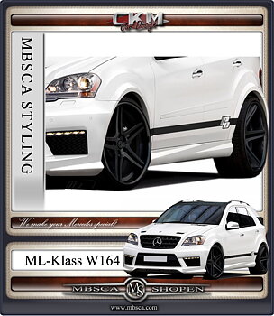 1.CKM "W166 A-look" Sideskirts 2st