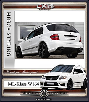 1.CKM "W166 A-look" rear bumper 1st