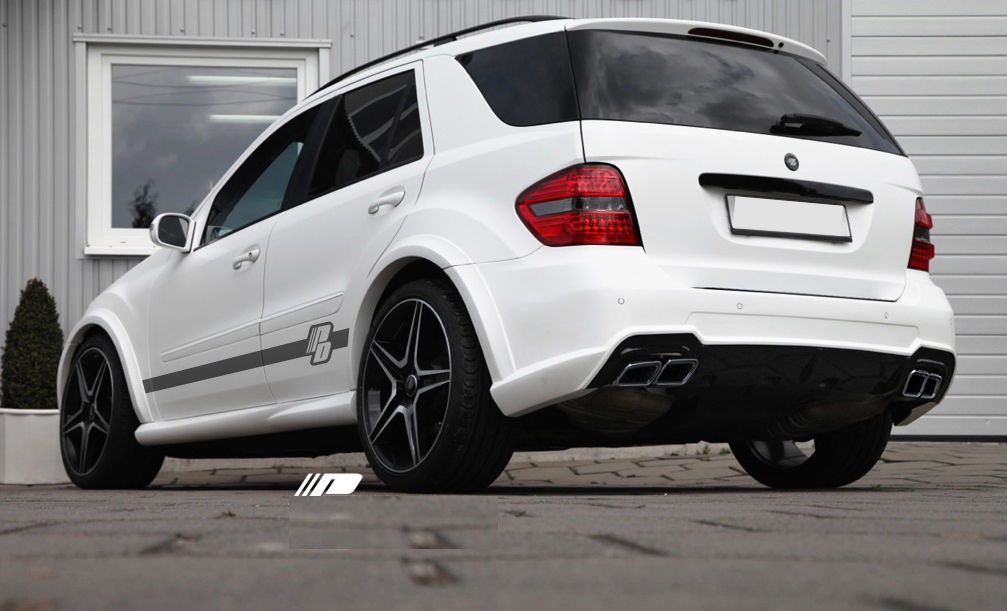 1.CKM "W166 A-look" rear bumper 1st - 2