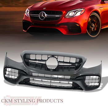 1. ckm w213 2018 FACELIFT  a-look front bumper